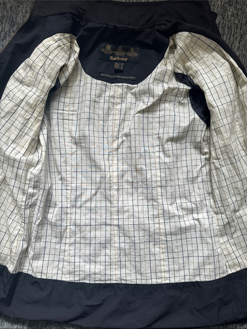 Barbour Black Jacket - US size 4, Euro 34 Good condition! - Picture 7 of 8